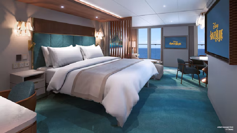 禮賓海景家庭客房 (帶陽台) Concierge Family Stateroom with Oceanview Verandah